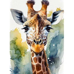 Giraffe by AI artwork